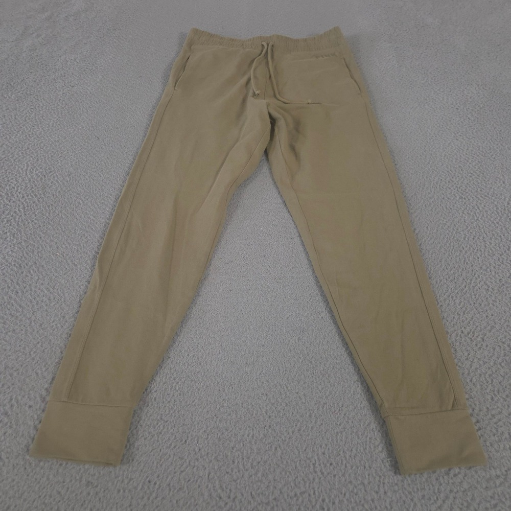 Victoria's Secret Pants Womens Large Olive Tapered Cotton Stretch Pink Joggers